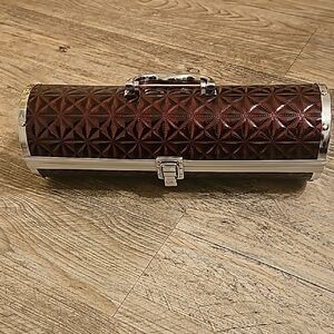 Elegant Brown Patterned Storage Case